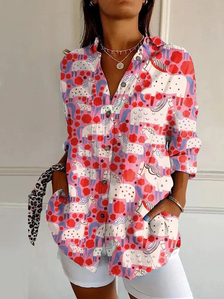Cleo | Timeless Pattern Blouse